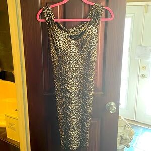 Leopard dress by naked wardrobe